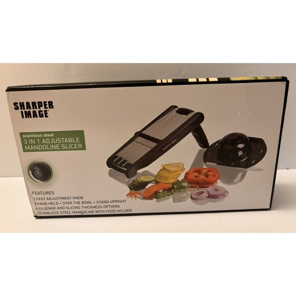 Sharper Image Other - Sharper Image Adjustable Mandoline Slicer Stainless Steel 3 IN 1